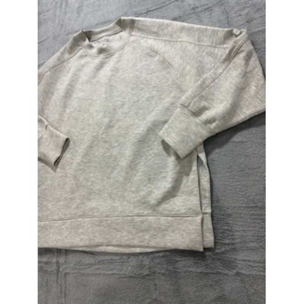 Abercrombie & Fitch YPB neoKNIT Crewneck Sweatshirt Grey Heather Mens Medium - Picture 4 of 12